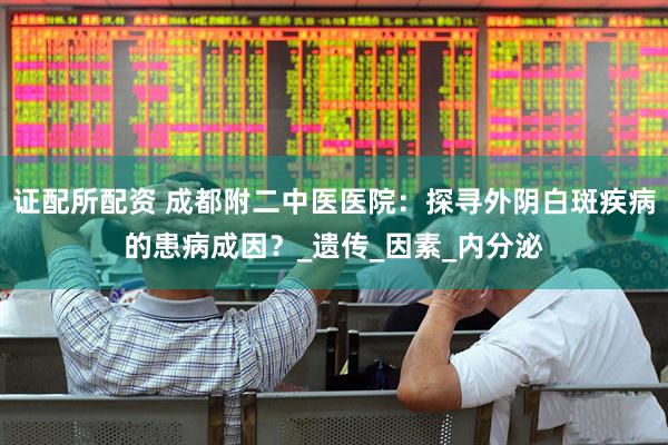 证配所配资 成都附二中医医院：探寻外阴白斑疾病的患病成因？_遗传_因素_内分泌