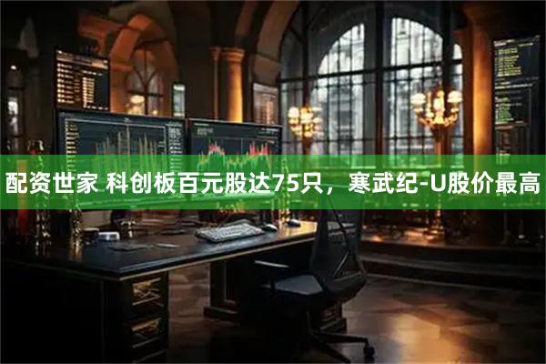 配资世家 科创板百元股达75只，寒武纪-U股价最高